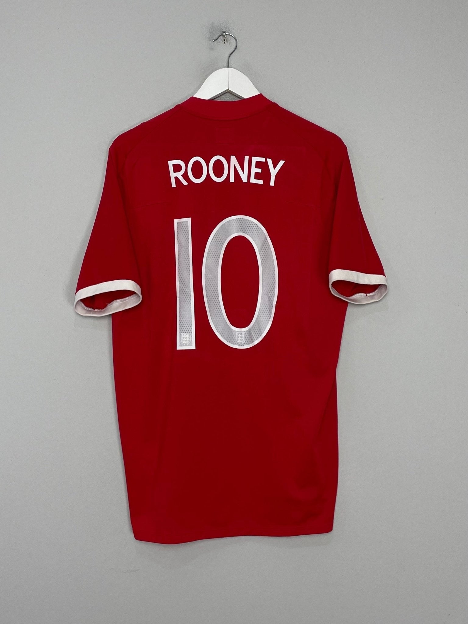 Shop 2010/11 ENGLAND ROONEY #10 AWAY SHIRT (L) UMBRO, classic football shirts, vintage football shirts & retro soccer jerseys at Cult Kits