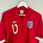 Shop 2010/11 ENGLAND ROONEY #10 AWAY SHIRT (L) UMBRO, classic football shirts, vintage football shirts & retro soccer jerseys at Cult Kits