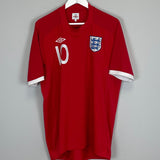 Shop 2010/11 ENGLAND ROONEY #10 AWAY SHIRT (L) UMBRO, classic football shirts, vintage football shirts & retro soccer jerseys at Cult Kits