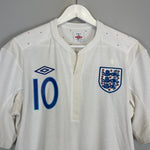 Shop 2010/11 ENGLAND ROONEY #10 HOME SHIRT (M) UMBRO, classic football shirts, vintage football shirts & retro soccer jerseys at Cult Kits