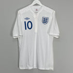 Shop 2010/11 ENGLAND WILSHERE #10 HOME SHIRT (M) UMBRO, classic football shirts, vintage football shirts & retro soccer jerseys at Cult Kits