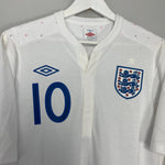 Shop 2010/11 ENGLAND WILSHERE #10 HOME SHIRT (M) UMBRO, classic football shirts, vintage football shirts & retro soccer jerseys at Cult Kits