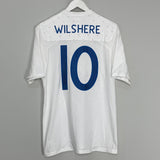 Shop 2010/11 ENGLAND WILSHERE #10 HOME SHIRT (M) UMBRO, classic football shirts, vintage football shirts & retro soccer jerseys at Cult Kits