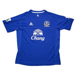 Buy 2010/11 Everton Distin 15 *Match Issue* Home Shirt (XL) Le Coq ~ Free worldwide shipping ~ Authentic Vintage Football Shirts from Cult Kits