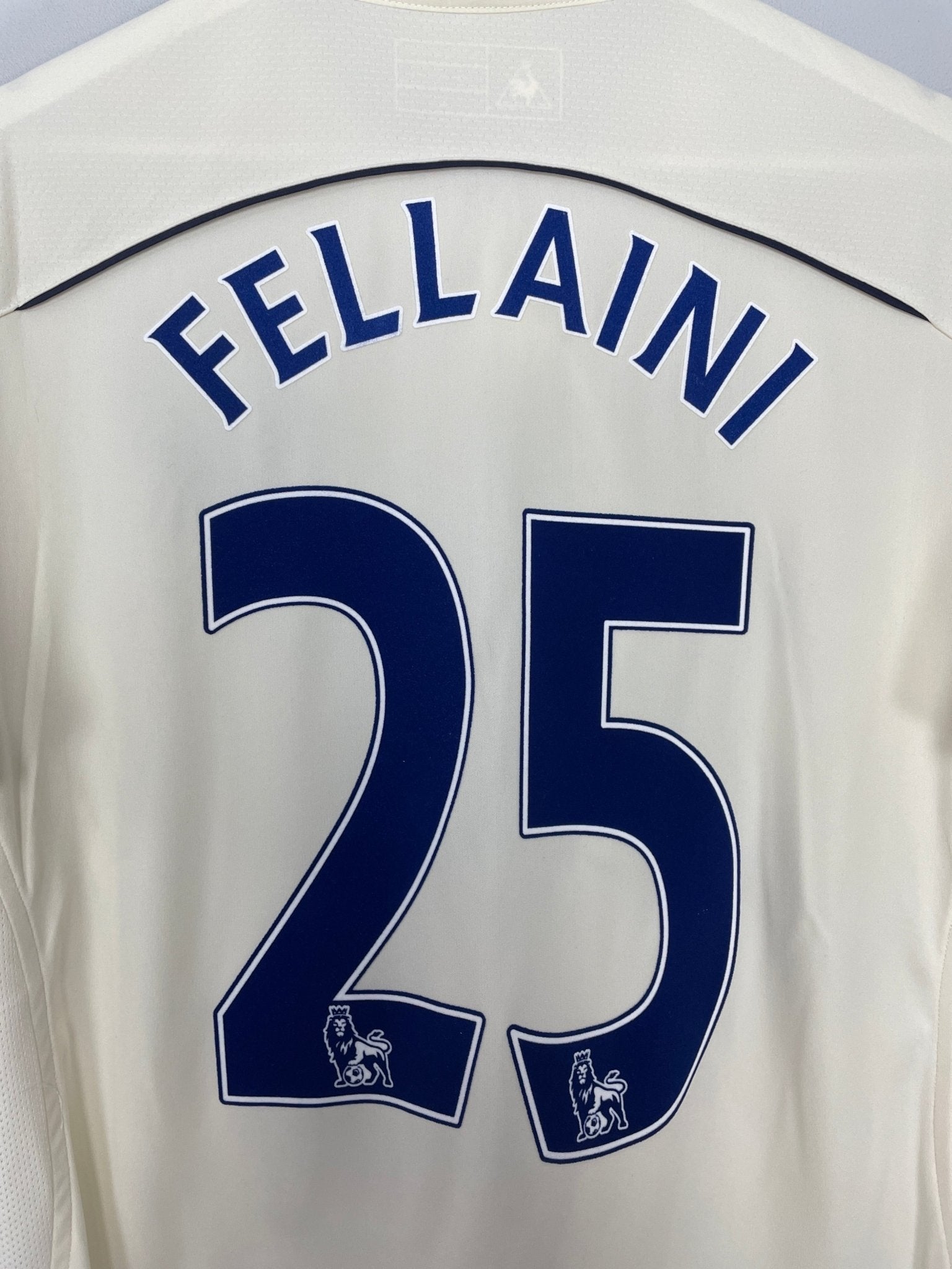 Shop 2010/11 EVERTON FELLAINI #25 THIRD SHIRT (L) LE COQ, classic football shirts, vintage football shirts & retro soccer jerseys at Cult Kits