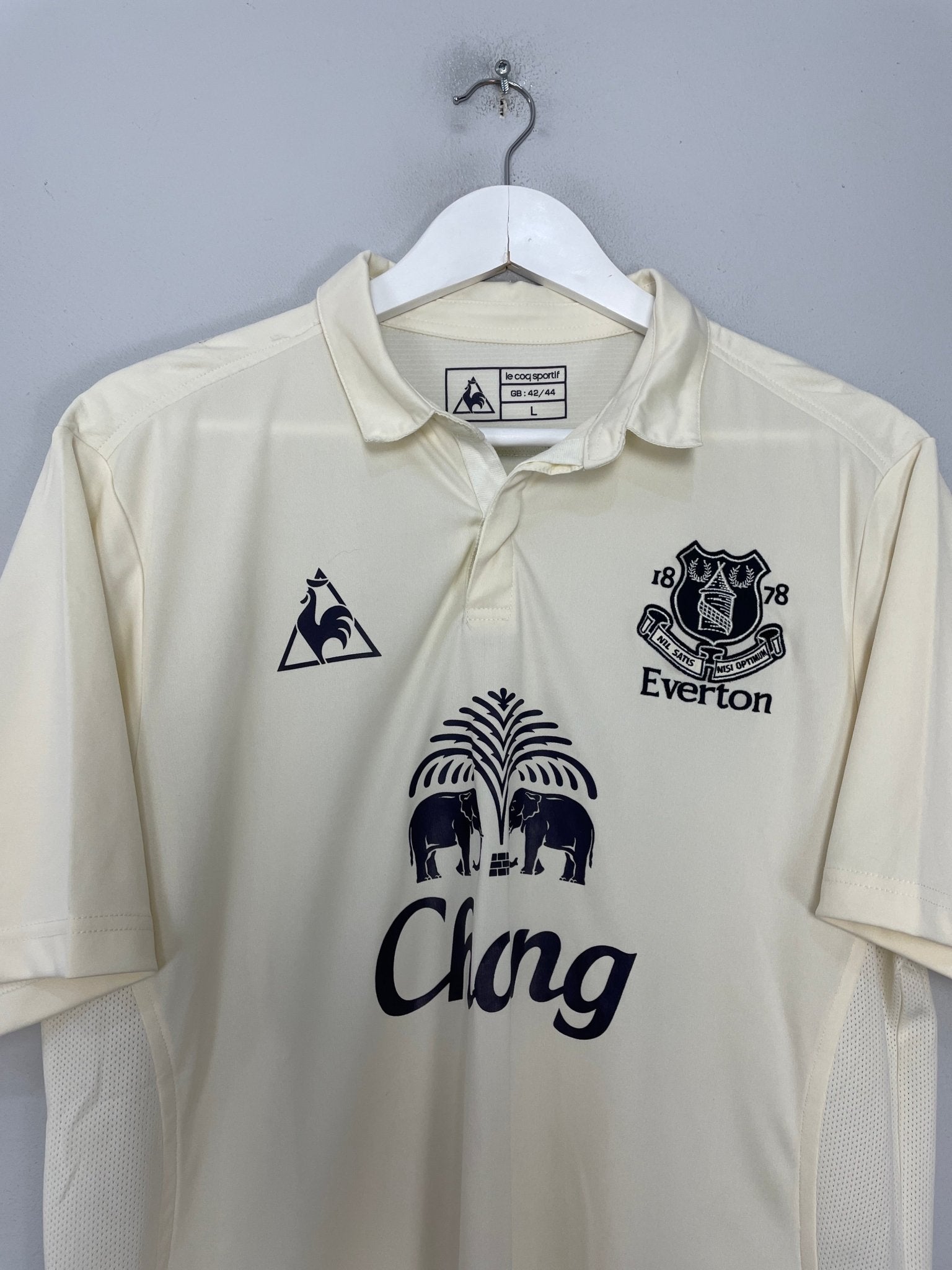 Shop 2010/11 EVERTON FELLAINI #25 THIRD SHIRT (L) LE COQ, classic football shirts, vintage football shirts & retro soccer jerseys at Cult Kits
