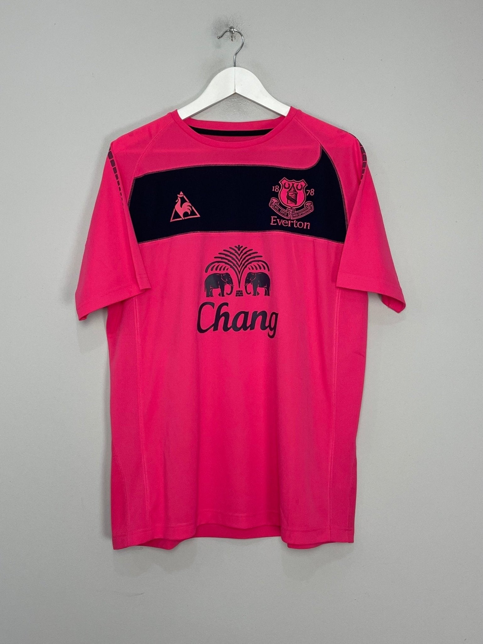 Shop 2010/11 EVERTON SAHA #8 AWAY SHIRT (L) LE COQ, classic football shirts, vintage football shirts & retro soccer jerseys at Cult Kits