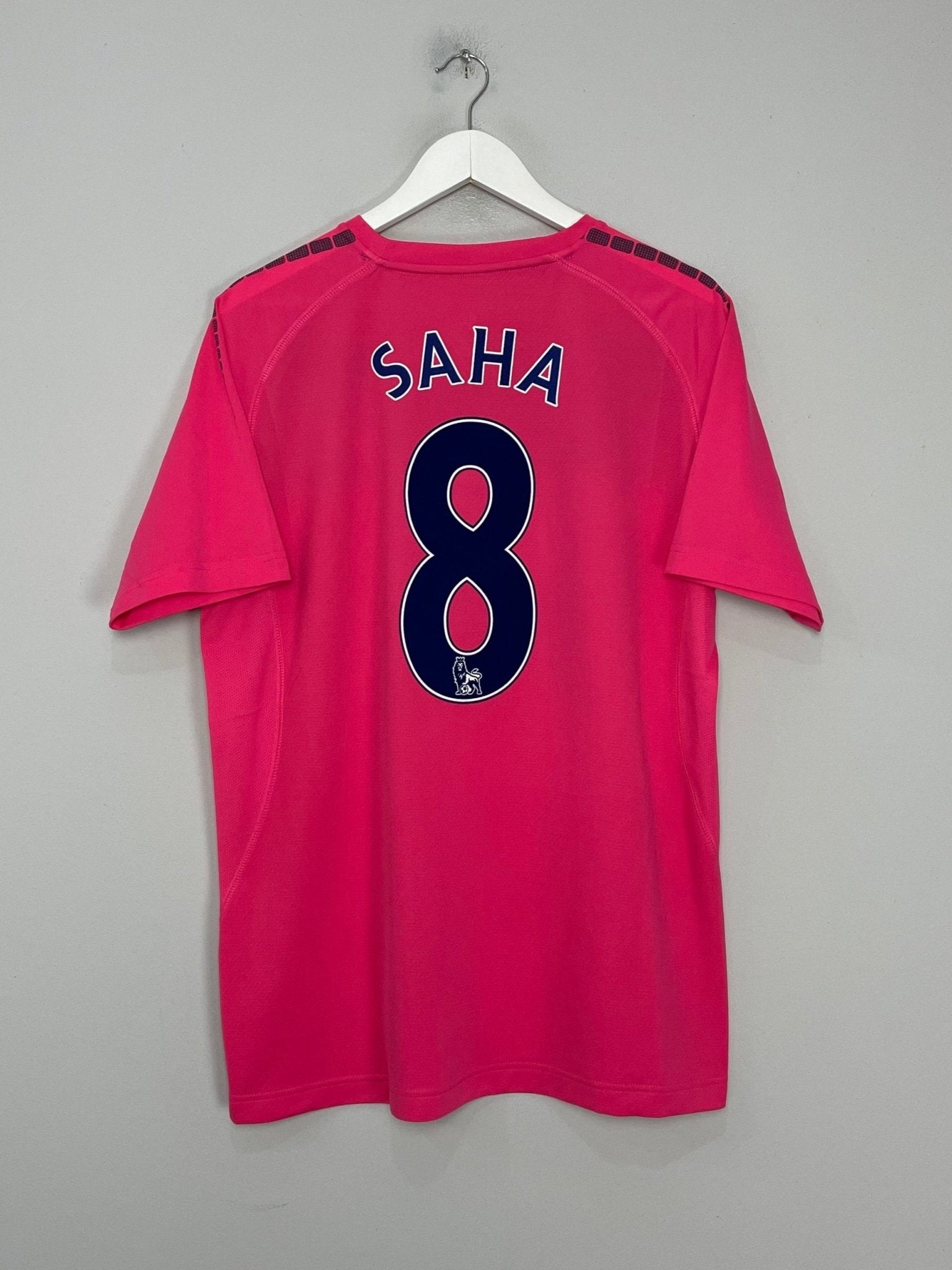 Shop 2010/11 EVERTON SAHA #8 AWAY SHIRT (L) LE COQ, classic football shirts, vintage football shirts & retro soccer jerseys at Cult Kits