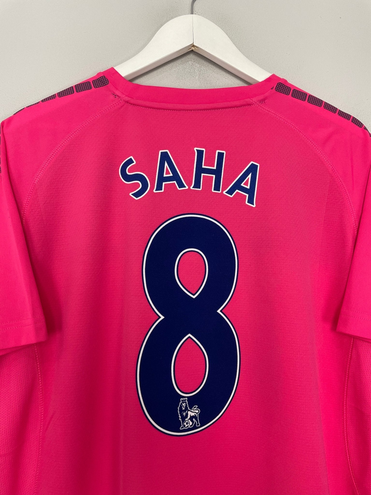 Shop 2010/11 EVERTON SAHA #8 AWAY SHIRT (L) LE COQ, classic football shirts, vintage football shirts & retro soccer jerseys at Cult Kits