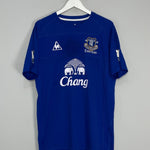 Shop 2010/11 EVERTON YAKUBU #22 *MATCH WORN* HOME SHIRT (L) LE COQ, classic football shirts, vintage football shirts & retro soccer jerseys at Cult Kits
