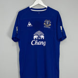 Shop 2010/11 EVERTON YAKUBU #22 *MATCH WORN* HOME SHIRT (L) LE COQ, classic football shirts, vintage football shirts & retro soccer jerseys at Cult Kits