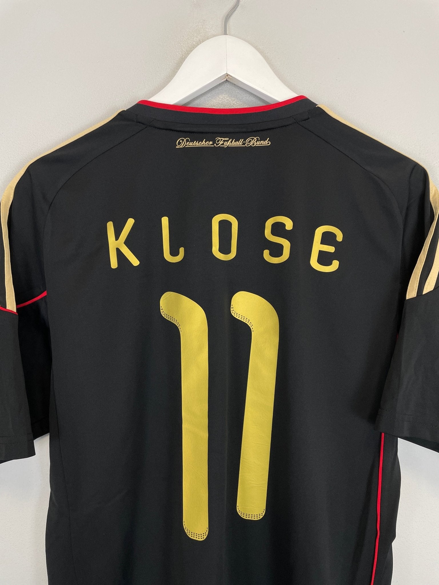Shop 2010/11 GERMANY KLOSE #11 AWAY SHIRT (M) ADIDAS, classic football shirts, vintage football shirts & retro soccer jerseys at Cult Kits