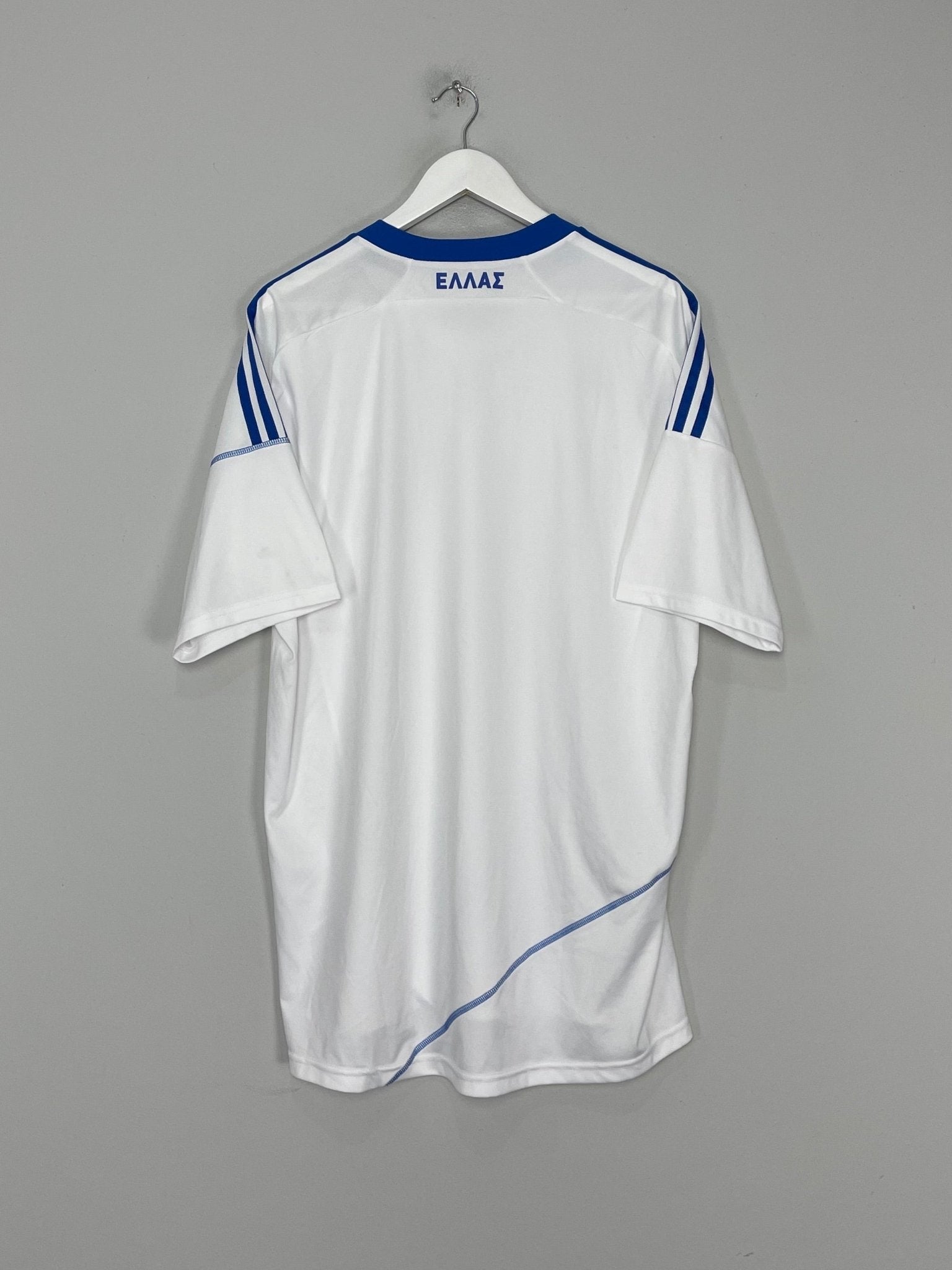 Shop 2010/11 GREECE HOME SHIRT (XL) ADIDAS, classic football shirts, vintage football shirts & retro soccer jerseys at Cult Kits
