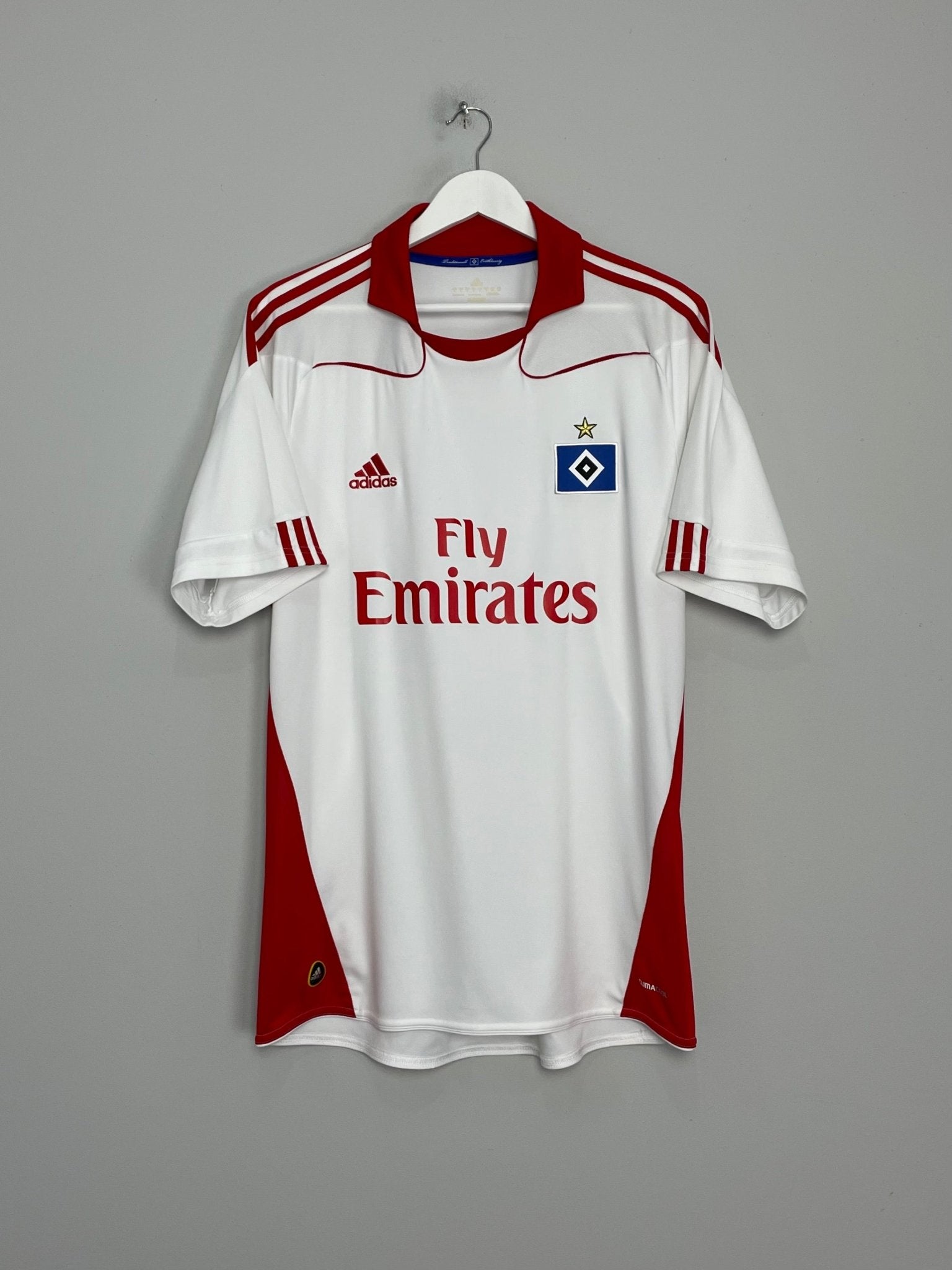 Shop 2010/11 HAMBURG HOME SHIRT (L) ADIDAS, classic football shirts, vintage football shirts & retro soccer jerseys at Cult Kits