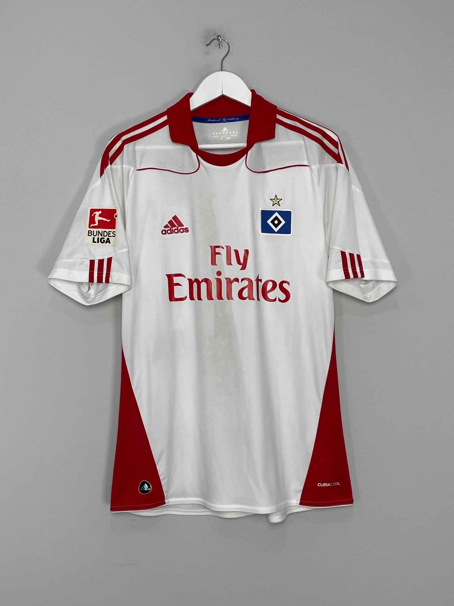 Shop 2010/11 HAMBURG V.NISTELROOY #10 HOME SHIRT (M) ADIDAS, classic football shirts, vintage football shirts & retro soccer jerseys at Cult Kits