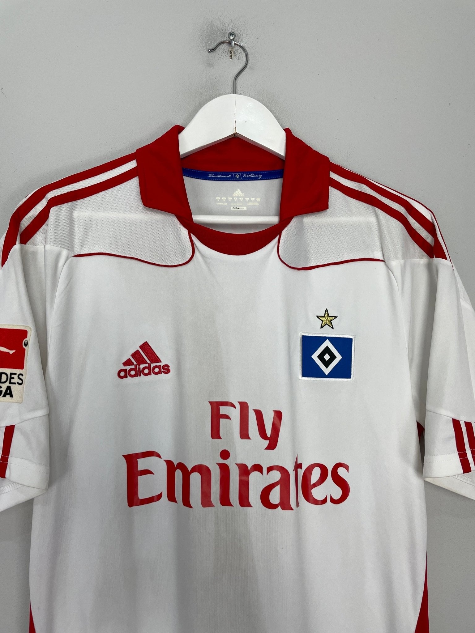 Shop 2010/11 HAMBURG V.NISTELROOY #10 HOME SHIRT (M) ADIDAS, classic football shirts, vintage football shirts & retro soccer jerseys at Cult Kits
