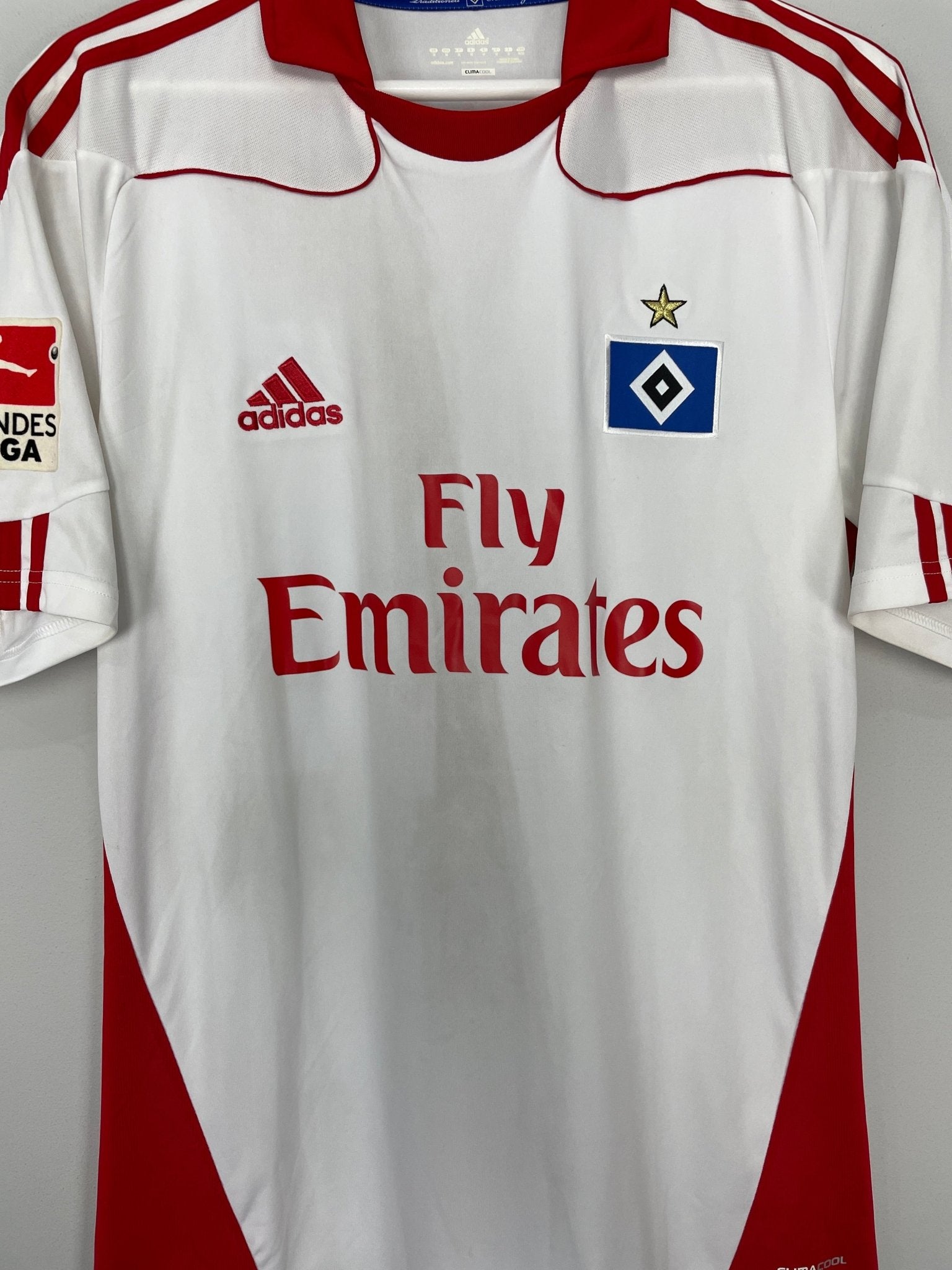 Shop 2010/11 HAMBURG V.NISTELROOY #10 HOME SHIRT (M) ADIDAS, classic football shirts, vintage football shirts & retro soccer jerseys at Cult Kits