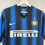 Shop 2010/11 INTER MILAN ETO'O #9 HOME SHIRT (XL) NIKE, classic football shirts, vintage football shirts & retro soccer jerseys at Cult Kits