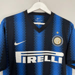 Shop 2010/11 INTER MILAN MILITO #22 HOME SHIRT (L) NIKE, classic football shirts, vintage football shirts & retro soccer jerseys at Cult Kits