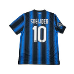 Buy 2010/11 Inter Milan Sneijder 10 Home Shirt (L) Nike ~ Free worldwide shipping ~ Authentic Vintage Football Shirts from Cult Kits