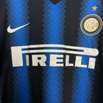 Shop 2010/11 INTER MILAN SNEIJDER #10 HOME SHIRT (M) NIKE, classic football shirts, vintage football shirts & retro soccer jerseys at Cult Kits