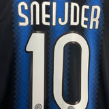 Shop 2010/11 INTER MILAN SNEIJDER #10 HOME SHIRT (M) NIKE, classic football shirts, vintage football shirts & retro soccer jerseys at Cult Kits