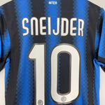 Shop 2010/11 INTER MILAN SNEIJDER #10 HOME SHIRT (S) NIKE, classic football shirts, vintage football shirts & retro soccer jerseys at Cult Kits