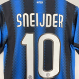 Shop 2010/11 INTER MILAN SNEIJDER #10 HOME SHIRT (S) NIKE, classic football shirts, vintage football shirts & retro soccer jerseys at Cult Kits