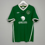 Shop 2010/11 IRELAND *SHAY GIVEN SIGNED* HOME SHIRT (XL) UMBRO, classic football shirts, vintage football shirts & retro soccer jerseys at Cult Kits