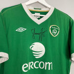 Shop 2010/11 IRELAND *SHAY GIVEN SIGNED* HOME SHIRT (XL) UMBRO, classic football shirts, vintage football shirts & retro soccer jerseys at Cult Kits