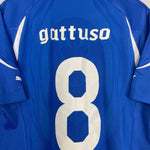 Shop 2010/11 ITALY GATTUSO #8 HOME SHIRT (XL) PUMA, classic football shirts, vintage football shirts & retro soccer jerseys at Cult Kits