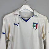 Shop 2010/11 ITALY L/S AWAY SHIRT (S) PUMA, classic football shirts, vintage football shirts & retro soccer jerseys at Cult Kits