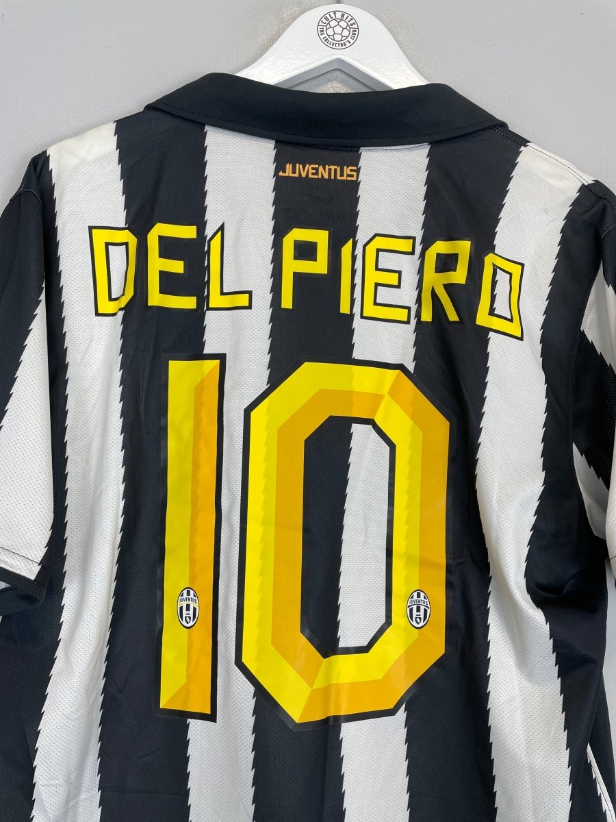 2010/11 JUVENTUS DEL PIERO 10 HOME SHIRT (L) NIKE - Cult Kits - Large - Buy Vintage Football Shirts, Authentic Retro Football Shirts For Sale, Classic Football Shirts & Soccer Jersey