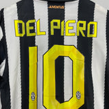 Shop 2010/11 JUVENTUS DEL PIERO #10 HOME SHIRT (M) NIKE, classic football shirts, vintage football shirts & retro soccer jerseys at Cult Kits