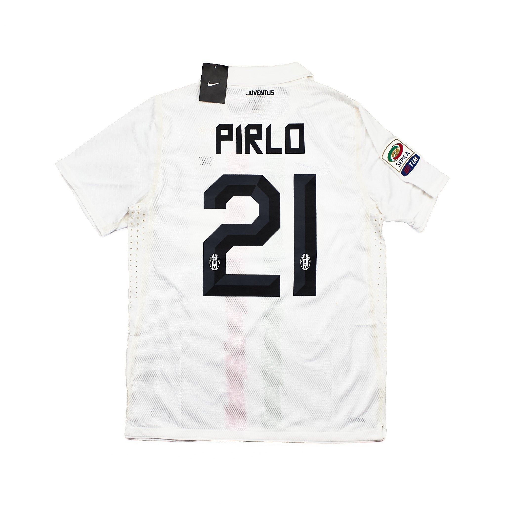 Buy 2010/11 Juventus Pirlo 21 *Match Issue* BNWT Away Shirt (L) Nike ~ Free worldwide shipping ~ Authentic Vintage Football Shirts from Cult Kits