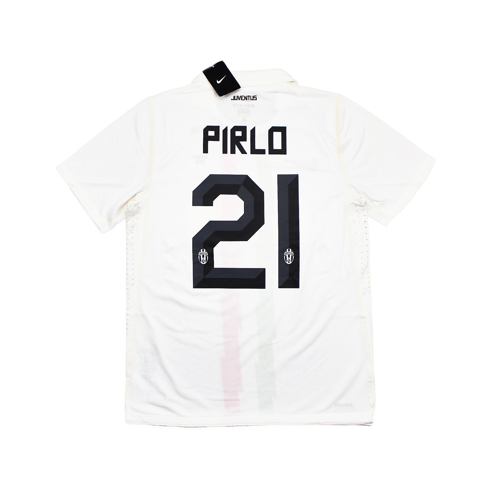 Buy 2010/11 Juventus Pirlo 21 *Player Issue* BNWT Away Shirt (L) Nike ~ Free worldwide shipping ~ Authentic Vintage Football Shirts from Cult Kits