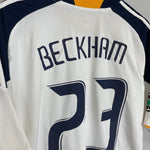 2010/11 LA GALAXY BECKHAM 23 HOME SHIRT (XL) ADIDAS - Cult Kits - XL - Buy Vintage Football Shirts, Authentic Retro Football Shirts For Sale, Classic Football Shirts & Soccer Jersey