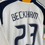 2010/11 LA GALAXY BECKHAM 23 HOME SHIRT (XL) ADIDAS - Cult Kits - XL - Buy Vintage Football Shirts, Authentic Retro Football Shirts For Sale, Classic Football Shirts & Soccer Jersey