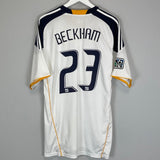 2010/11 LA GALAXY BECKHAM 23 HOME SHIRT (XL) ADIDAS - Cult Kits - XL - Buy Vintage Football Shirts, Authentic Retro Football Shirts For Sale, Classic Football Shirts & Soccer Jersey