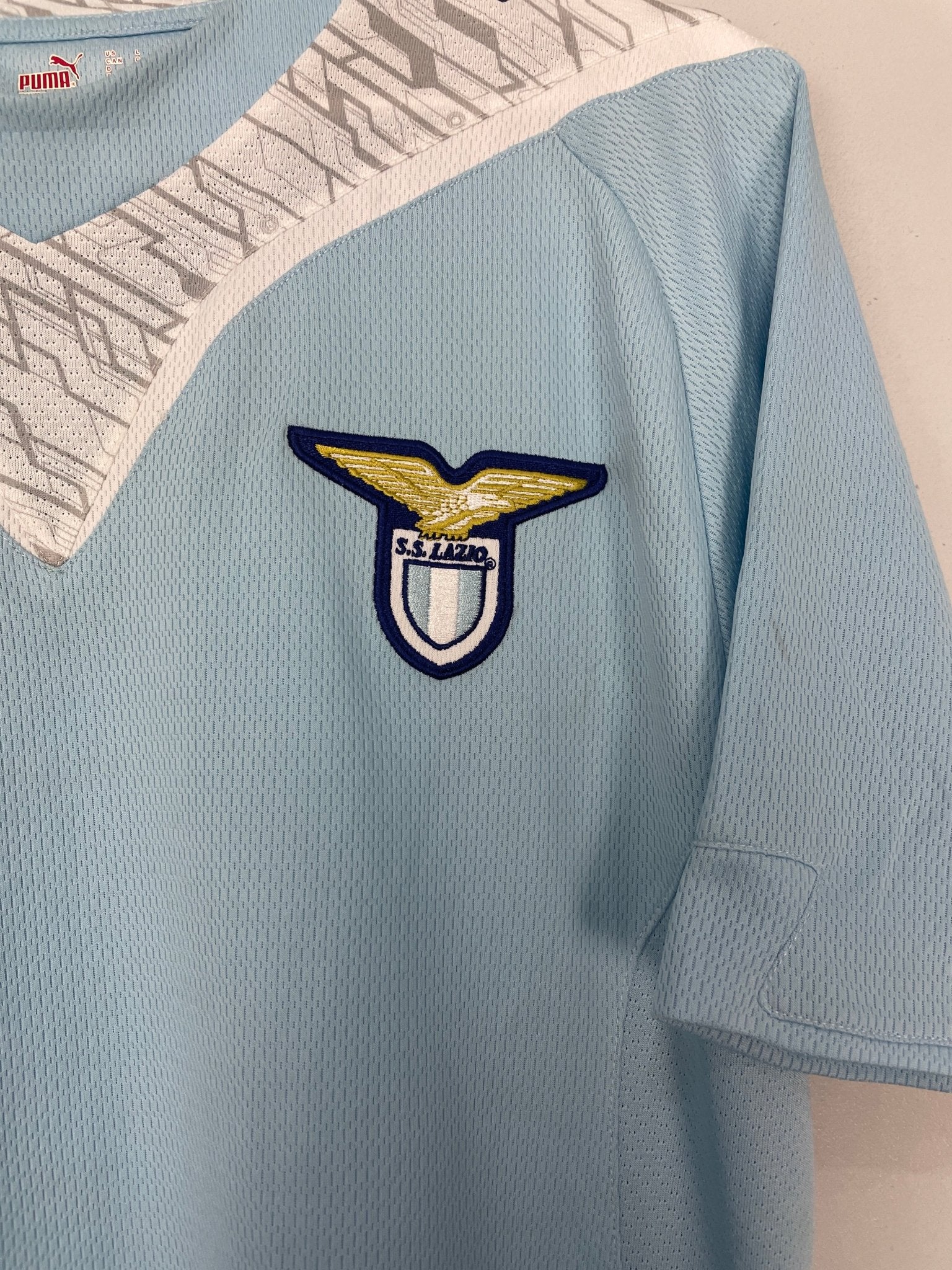 Shop 2010/11 LAZIO ROCCHI #9 HOME SHIRT (L) PUMA, classic football shirts, vintage football shirts & retro soccer jerseys at Cult Kits