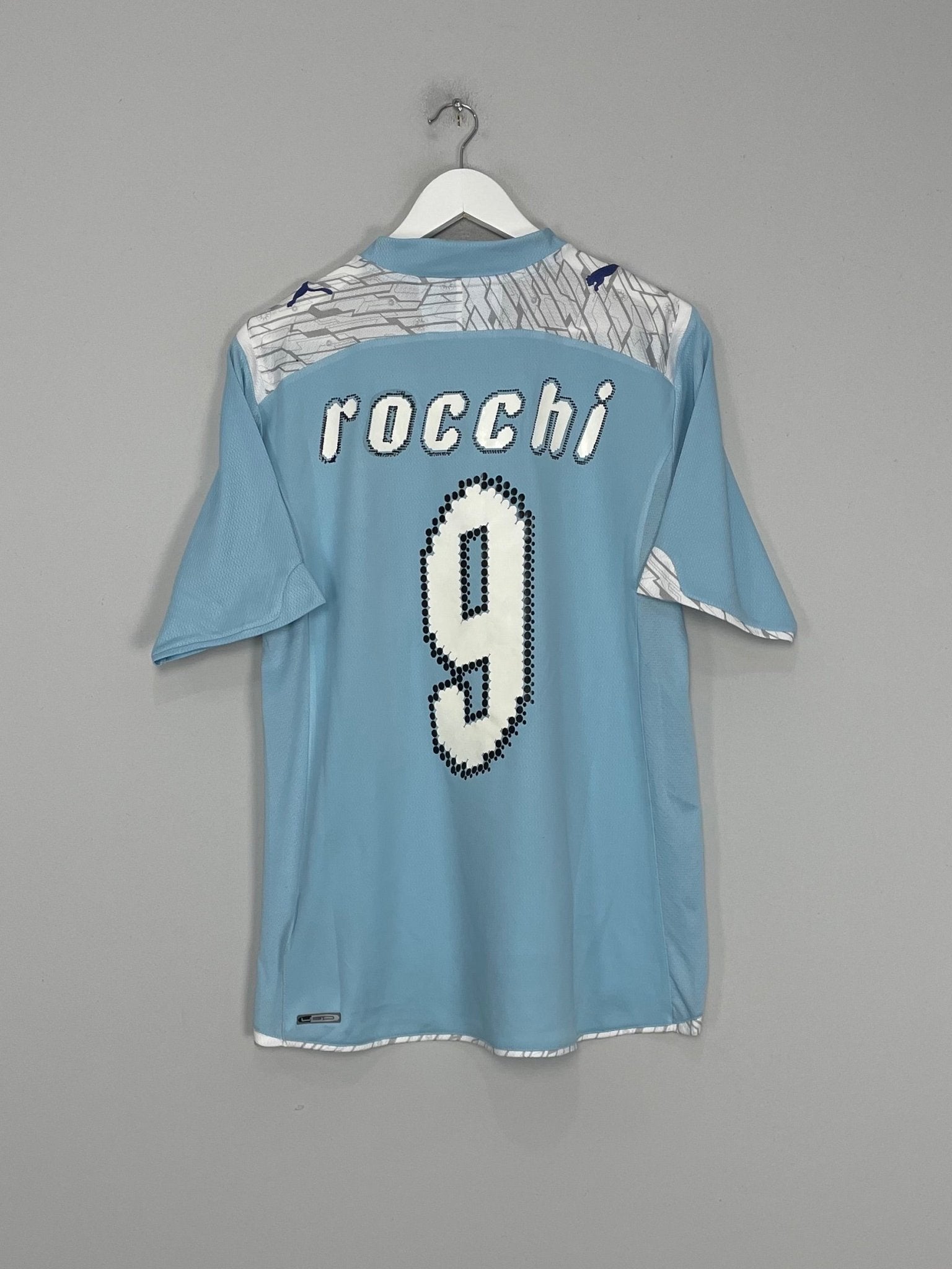 Shop 2010/11 LAZIO ROCCHI #9 HOME SHIRT (L) PUMA, classic football shirts, vintage football shirts & retro soccer jerseys at Cult Kits