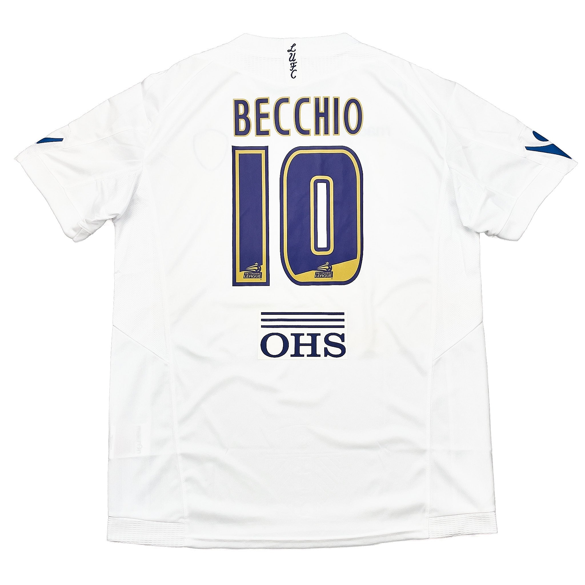 Buy 2010/11 LEEDS UNITED BECCHIO 10 HOME SHIRT (L) MACRON ~ Free worldwide shipping available ~ Authentic Vintage Football Shirts from Cult Kits