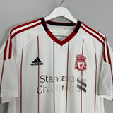 Shop 2010/11 LIVERPOOL AWAY SHIRT (M) ADIDAS, classic football shirts, vintage football shirts & retro soccer jerseys at Cult Kits