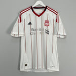 Shop 2010/11 LIVERPOOL AWAY SHIRT (M) ADIDAS, classic football shirts, vintage football shirts & retro soccer jerseys at Cult Kits