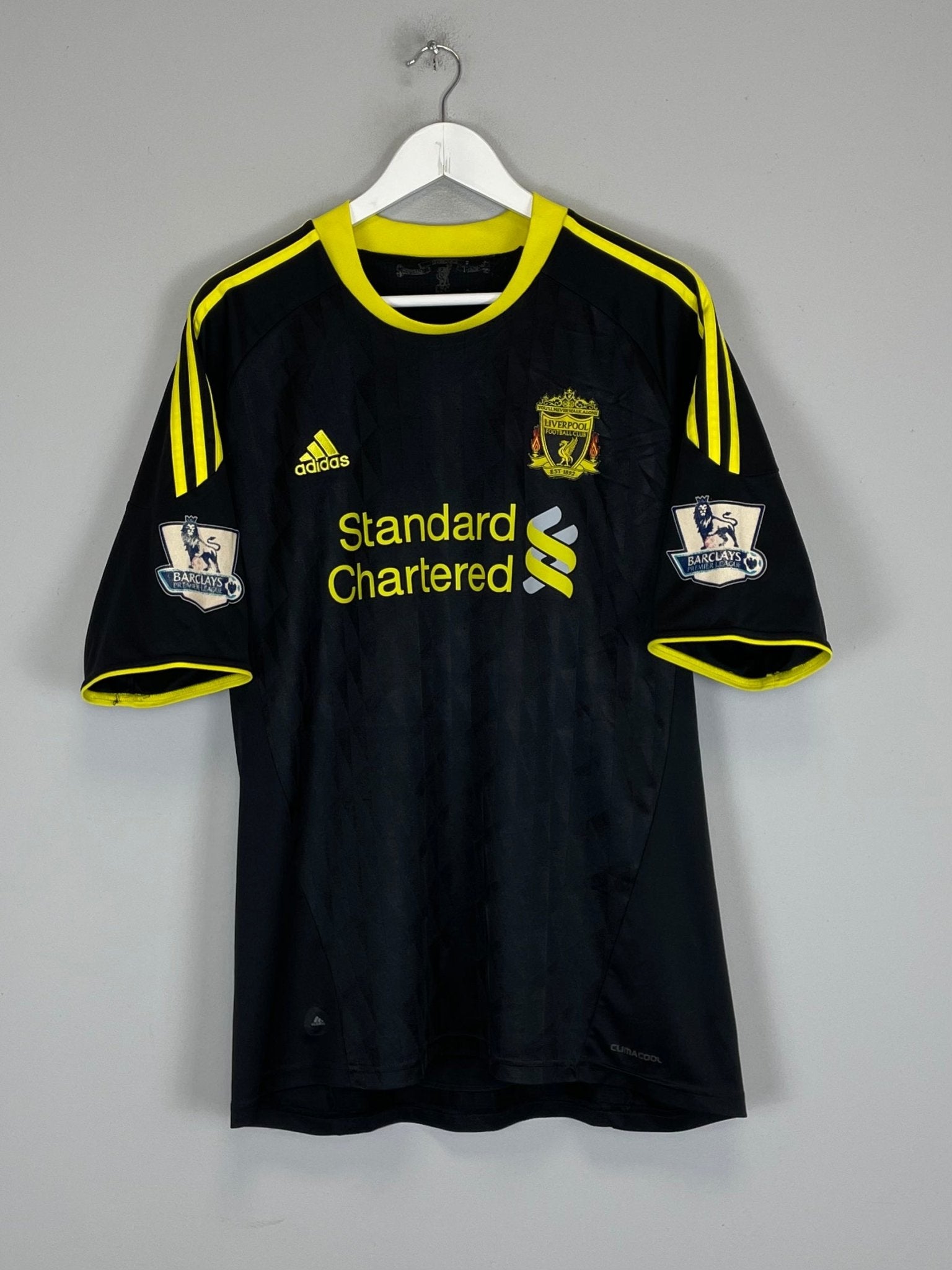 Shop 2010/11 LIVERPOOL COLE #10 THIRD SHIRT (L) ADIDAS, classic football shirts, vintage football shirts & retro soccer jerseys at Cult Kits