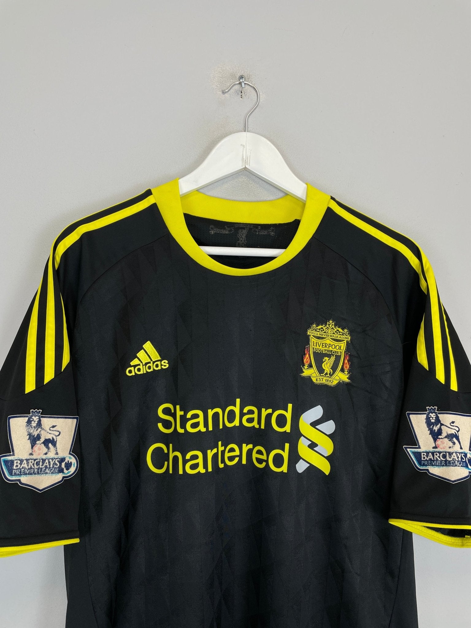 Shop 2010/11 LIVERPOOL COLE #10 THIRD SHIRT (L) ADIDAS, classic football shirts, vintage football shirts & retro soccer jerseys at Cult Kits