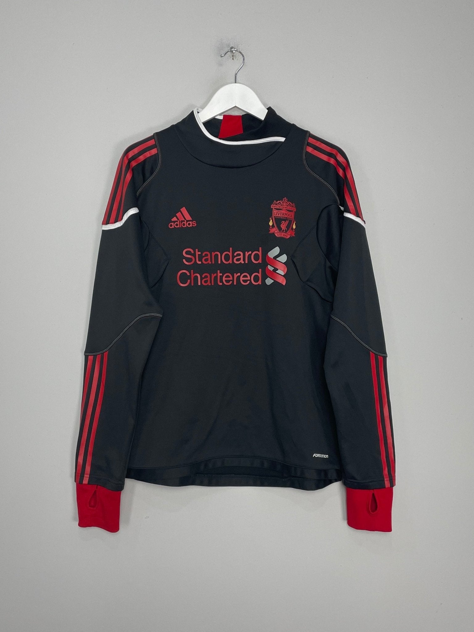 Shop 2010/11 LIVERPOOL DRILL TOP (M) ADIDAS, classic football shirts, vintage football shirts & retro soccer jerseys at Cult Kits