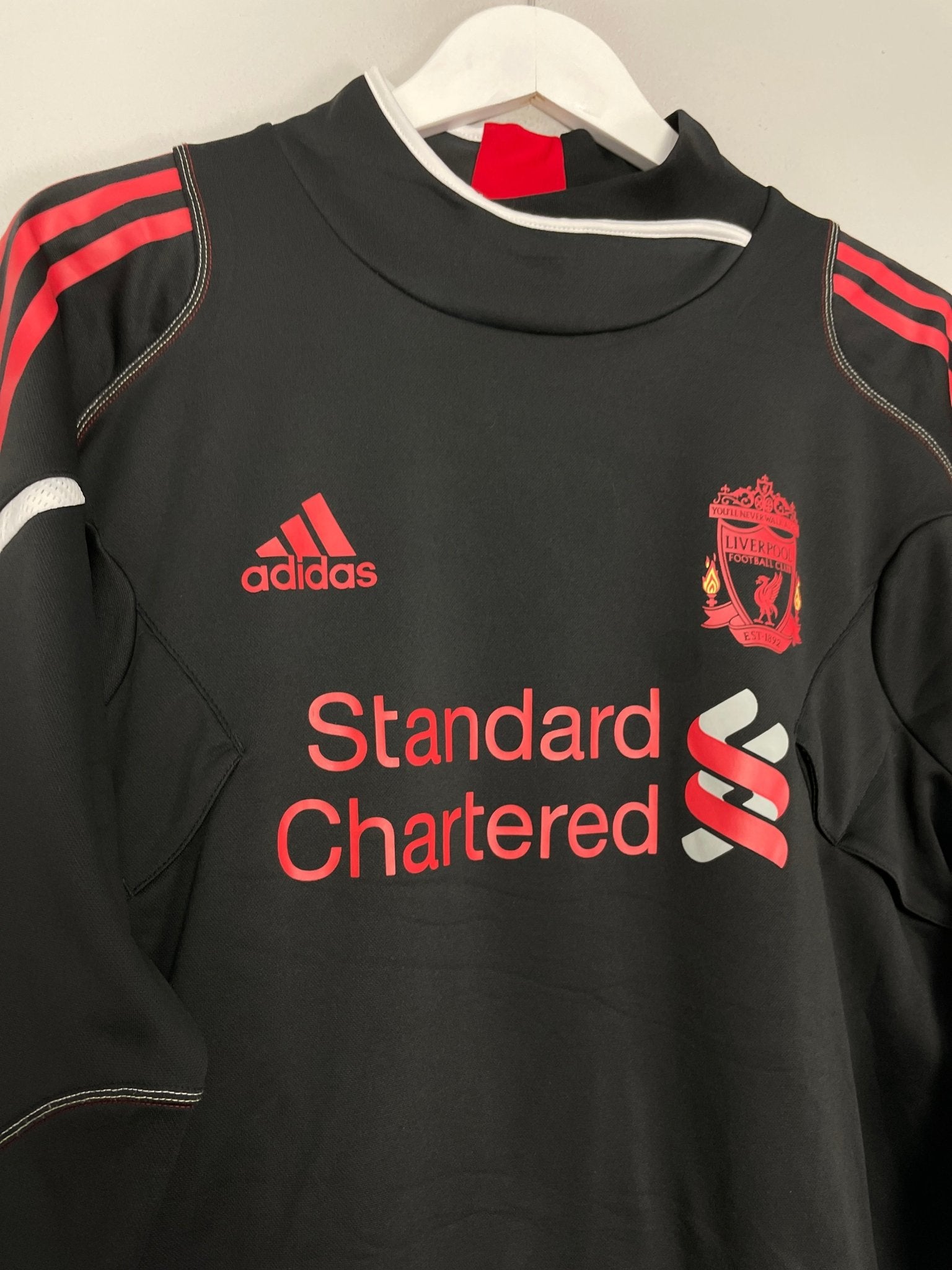 Shop 2010/11 LIVERPOOL DRILL TOP (M) ADIDAS, classic football shirts, vintage football shirts & retro soccer jerseys at Cult Kits