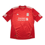 Buy 2010/11 Liverpool Gerrard 8 Home Shirt (XL) Adidas ~ Free worldwide shipping ~ Authentic Vintage Football Shirts from Cult Kits