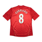 Buy 2010/11 Liverpool Gerrard 8 Home Shirt (XL) Adidas ~ Free worldwide shipping ~ Authentic Vintage Football Shirts from Cult Kits